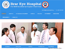 Tablet Screenshot of brareyehospital.org